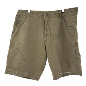 Kuhl Mens 38 Ramblr Cargo Outdoor Hiking Camping Shorts 5125 Beige READ FLAW‎